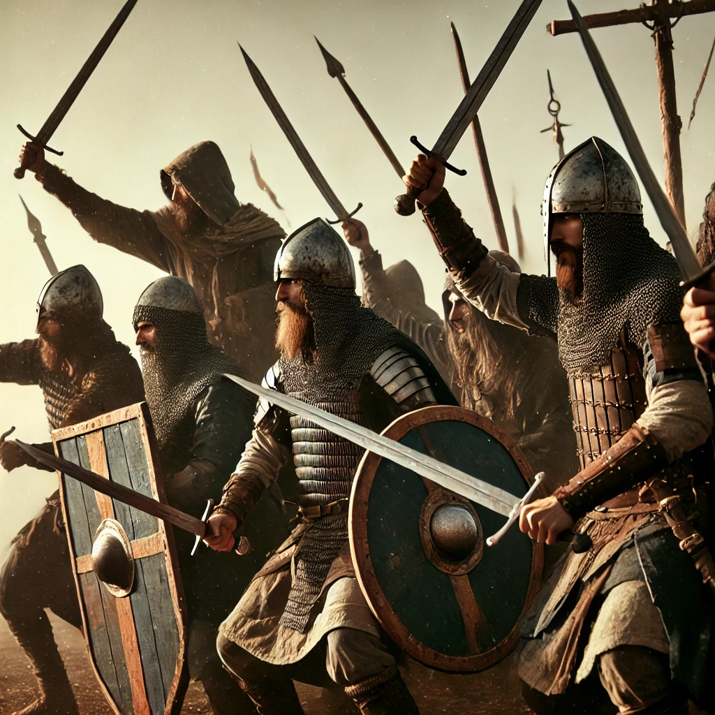 Warriors Preparing for Battle